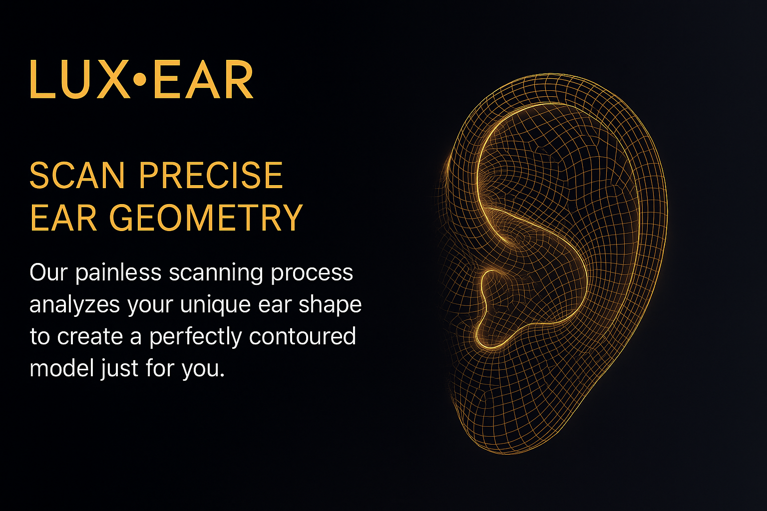 Different ear shapes illustration